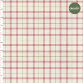 Digitally Printed Fabric with Plaid Textured Pattern